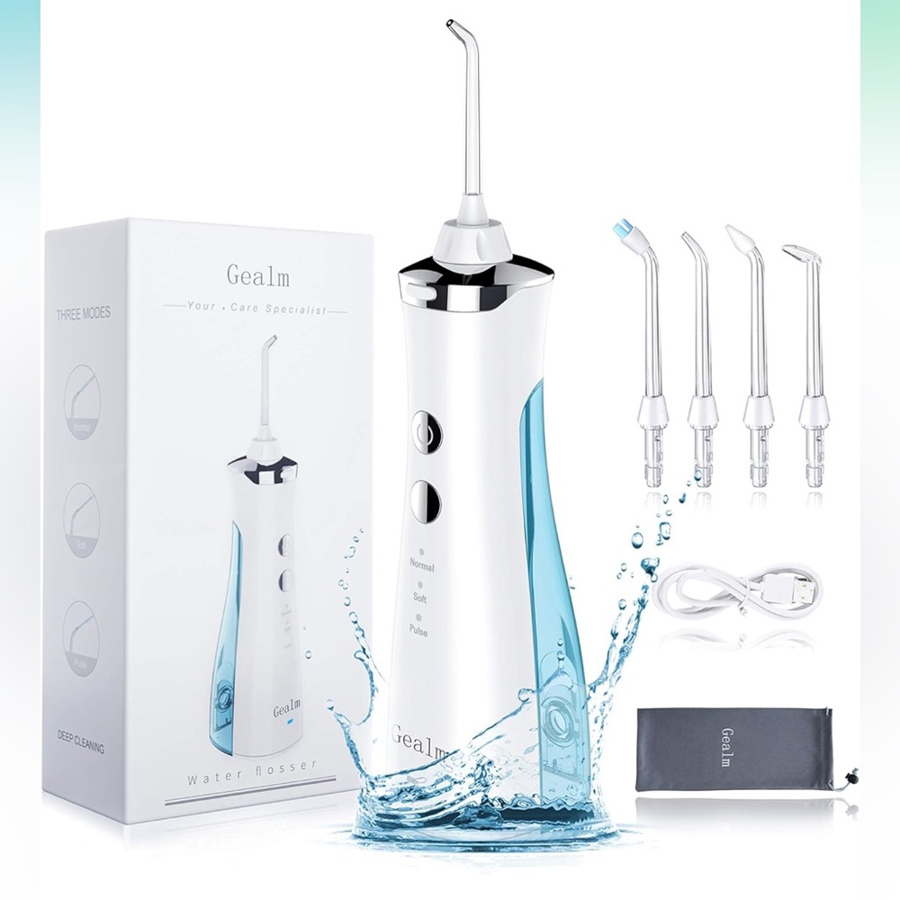 Gealm Cordless Water Flosser — Brand New in Box 📦